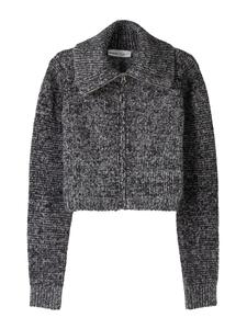 Вязаный кардиган Bershka, Dark grey