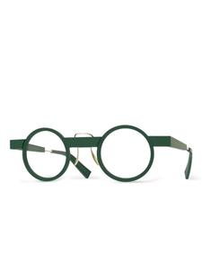 Gamine очки Fushimi в круглой оправе, зеленый
