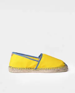 Эспадрильи унисекс на плоской подошве из ткани однотонных тонов Toni Pons, желтый