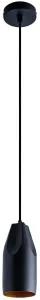 Paco Home Подвесной светильник "HURLEY I" Ø 12 см, Высота: 28,5 см, черный