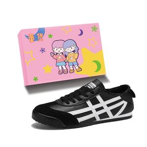 Нескользящие, износостойкие, дышащие, сбалансированные, легкие, низкие повседневные туфли унисекс. Коробка в комплекте LIANGHUO, Black Warrior