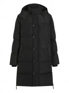 Пуховик с капюшоном KARL LAGERFELD, черный