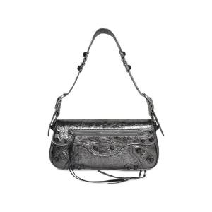 Сумка через плечо Balenciaga Le Cagole Sling Bag, серебряный