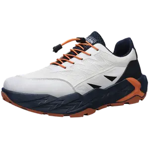 Низкие повседневные туфли с мягкой подошвой, устойчивые к истиранию и скольжению, для мужчин BOLE, White Khaki