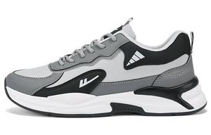 Кроссовки WARRIOR Lifestyle Shoes Men Low-top Grey/black/white, серый/черный