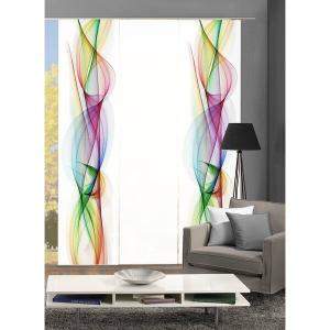 Раздвижная штора Home Wohnideen Bolge (3 шт), 245 см цвет mehrfarbig/weiß