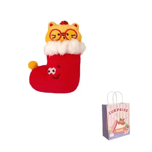 Мягкий и очаровательный пушистый котенок-креветка ободок щенок креативная кукла плюшевый кулон 7см/8см высота Nodding Bud Bug