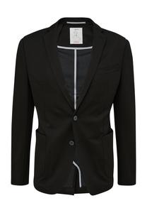 Мужской пиджак приталенного кроя с воротником с лацканами S.Oliver BLACK LABEL, цвет 9999 Grey/ Black