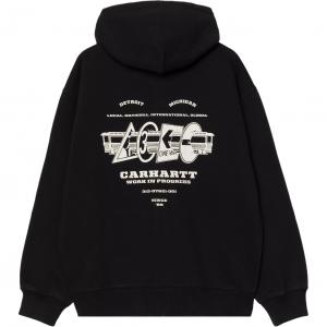 Carhartt WIP Беглый худи, Black