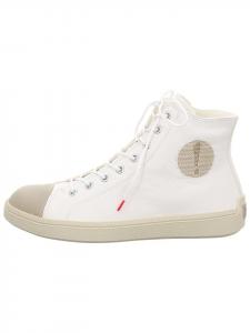 Think! Кожаные кроссовки белого цвета