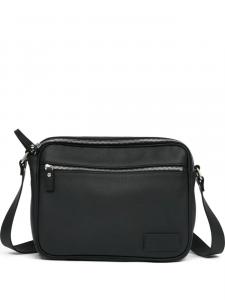 Сумка-мессенджер из текстурированной кожи MM6 Maison Margiela, черный