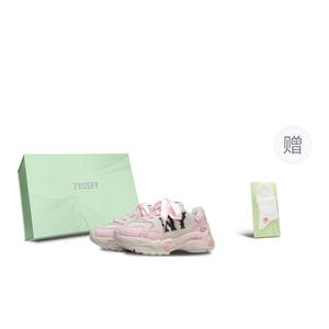 Большие мячи chunky sweetheart's trajectory устойчивые к истиранию низкие массивные кроссовки женские MLB, белый