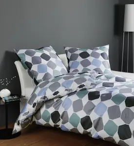 Комплект постельного белья Janine Design Mako-Satin JD 87106, цвет: синий, размер: 200x220x2x80x80 Original Janine