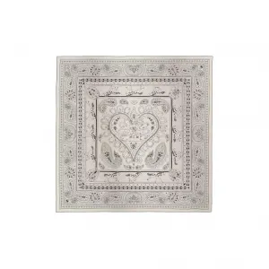 HERMES Шерстяной шёлковый шарф, Black/White