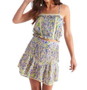 Укороченный топ Dylan с желтым цветочным принтом ALLISON NEW YORK