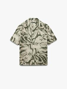 Рубашка на пуговицах Comfort fit Koton, хаки