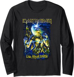 Футболка с длинными рукавами Iron Maiden - Live After Death, черная