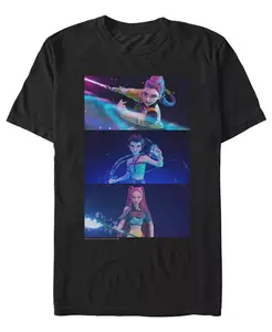 Мужская футболка K-Pop Demon Hunters Crew Fifth Sun, черный