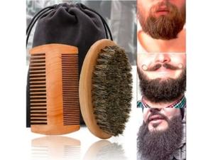 Щетка для бороды Kartacz из натуральной щетины, FootService