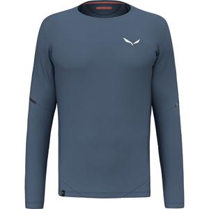 Футболка pedroc dry ml/s tee. Salewa, синий