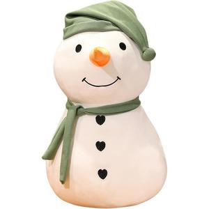 Большая плюшевая кукла снеговик высотой 30см/45см/60см/80см/110см Fat Fat Dragon, зеленый