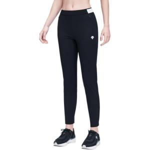 Женские повседневные беговые брюки DESCENTE, BK-Черный