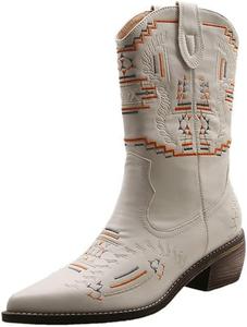 Женские западные ботинки MRKEWUNEY, 30 Beige