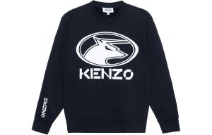 Толстовка женская Kenzo с принтом, черный / белый