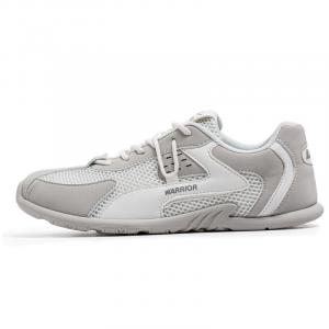 WARRIOR Нескользящие, износостойкие, дышащие низкие повседневные туфли, мужские, бежево-светло-серые