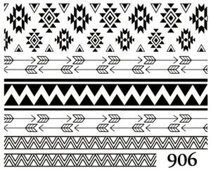 Водные наклейки для ногтей - №906, Raisin