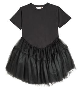 Платье из джерси и тюля Caroline Bosmans, черный