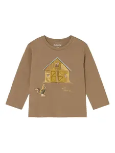 Футболка Interactive Farm Mayoral, коричневый