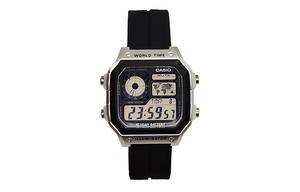 CASIO Часы Unisex YOUTH Black Watch, Steel Block Dark Black