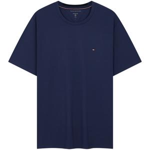 Хлопковая футболка Tommy Hilfiger, темно-синий