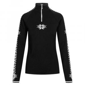 Свитер Dale of Norway Geilo с застежкой-молнией на четверть длины (женский), Off White/Black