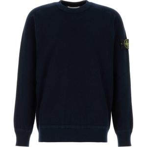 Свитшот с нашивкой-логотипом STONE ISLAND, синий