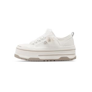 ST&SAT Женские скейтерские кеды белые, цвет White