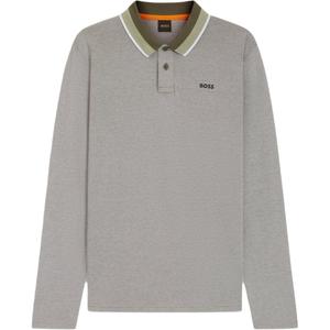 HUGO BOSS Мужская поло светло-серого цвета