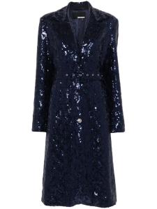 Пальто с пайетками ROTATE BIRGER CHRISTENSEN, синий