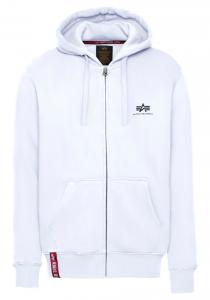 Худи ALPHA INDUSTRIES Zip-Up Hoodie, белый