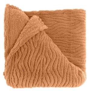 Покрывало Unique Living Clio, 200x1x150 см цвет braun/orange