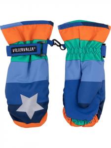 Villervalla Перчатки со звездами синего цвета