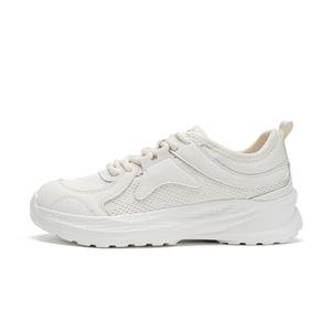 EXULL Q Низкие повседневные туфли с амортизацией, легкие, дышащие, нескользящие, бежевые, женские