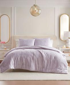 Комплект постельного белья из 2 предметов с рельефным рисунком бабочек, размер Twin Betsey Johnson, Lavender