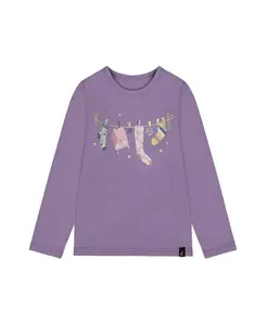 Детская футболка из органического хлопка. Deux Par Deux, фиолетовый