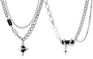 Титановая стальная цепь унисекс ENFANTIN, Combo 1