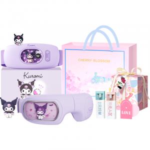 Пояс для обогрева брюшной полости Sanrio, xd-06 kuromi warm uterus belt-standard+eye protection kit-standard[cherry blossom box]