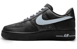 Nike Кроссовки для скейтбординга Air Force 1 с противоскользящим износостойким верхом, женские, сине-черные