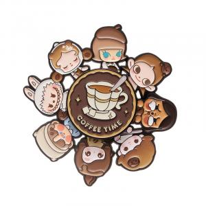 Bubbles Cute Bean Coffee Factory Collection Spin Badge Trend Based Products POP MART