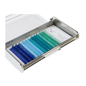 Ресницы Color Mix - Ocean, 0.10, D Looksus Lashes